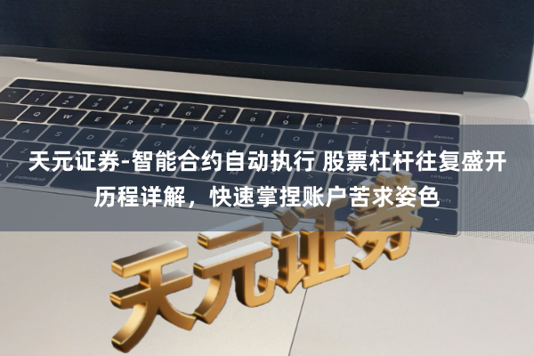 天元证券-智能合约自动执行 股票杠杆往复盛开历程详解，快速掌捏账户苦求姿色